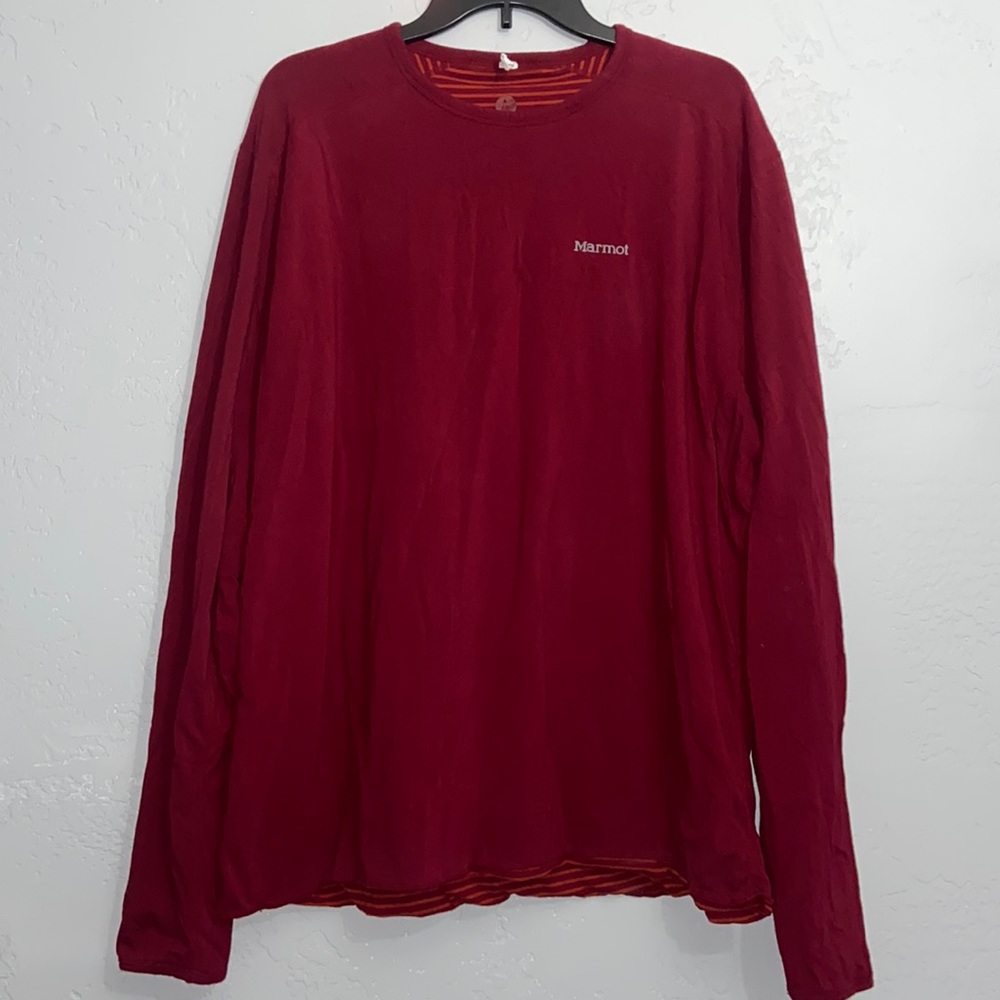 Marmot Long Sleeve Double Layers Shirt TShirt Size XXL 2XL